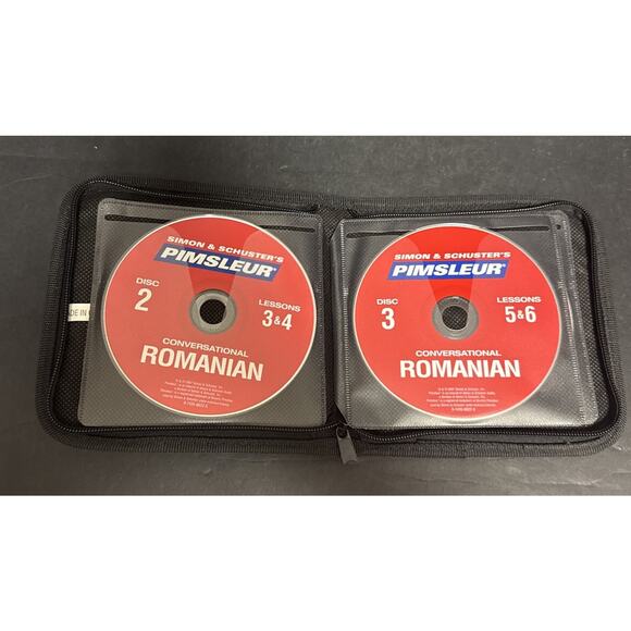 Simon & Schuster’s Pimsleur Conversational Romanian 16 Lessons 8 Audio CDs - Picture 3 of 7